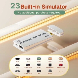 Retro Game Console with 40,000+ Built-in Games, 19 Emulators, 2 Wireless Controllers, 4K Output & 64GB SD Card – Portable Gaming System for Kids & Adults