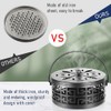 Retyion Exquisite Metal Mosquito Coil Holder Long-Lasting Coil Incense Burner