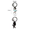 U-PICK Cute Keychain Metal Keychain Cartoon Style Keychain Bag Accessory