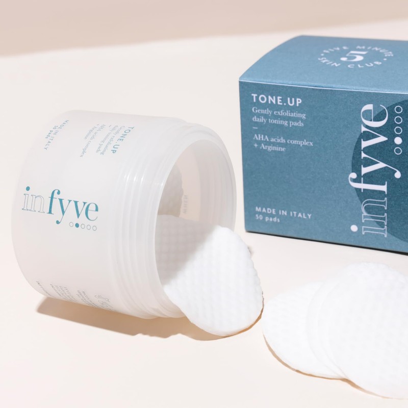 Peeling-Tonikum, 50 Pads, sanfte Wirkung, Komplex aus AHA und Arginin,