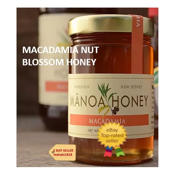 MANOA HONEY Macadamia nut blossom Honey 12 oz. Jar -