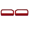 BORUIEN Dark Red Dashboard Air Vent Outlet Cover for Toyota