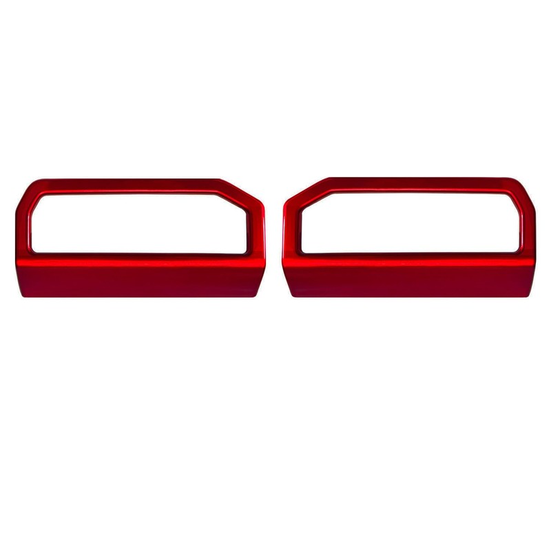 BORUIEN Dark Red Dashboard Air Vent Outlet Cover for Toyota