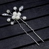 Wedding Bridal Hair Clips Pearl Jewelry Bridal Elegant Headpiece Flower
