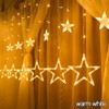Christmas Decoration Star Curtain Light with Remote 3 Meter Lenght
