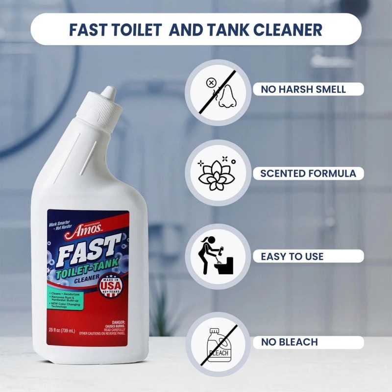 Professor Amos FAST Toilet & Tank Cleaning Solution 33 fl