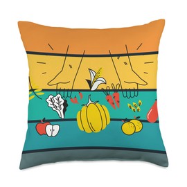 Garden Landscaping Planter Garden Sayings Landscaping Garden Throw Pillow, 18x18, Multicolor