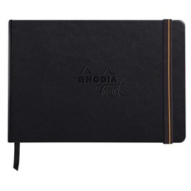 Rodia Touch cf116124 Sketchbook, Drawing Paper, Caligrator Book, A5, Landscape (Natural Paper, Plain, Paper Weight: 8.8 oz (250 g), 64 Pages)