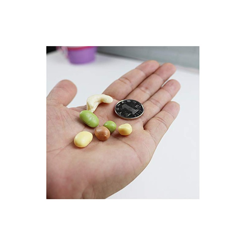 Zzooi - Bellotas Artificiales de imitación de nueces de imitación,