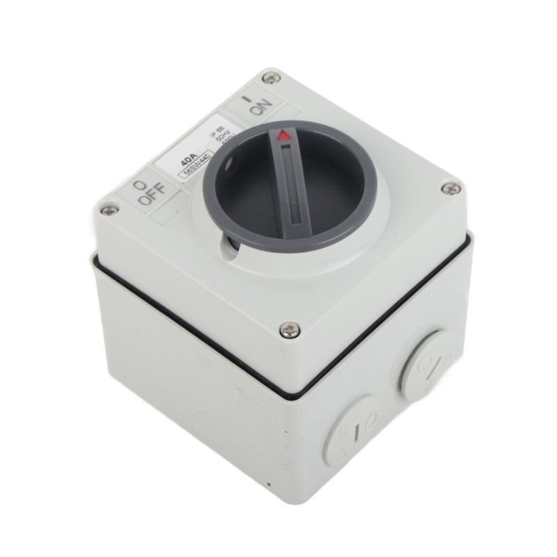 Outdoor Waterproof Switch Socket Isolation Dustproof Rotary OnOff Buttons Indicators