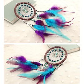 Dream Catcher Car Dream Catcher Small Handmade Dream Catcher Feather Dream Catcher Bedroom Home Decoration Wall Hanging Mobile Decoration for Girls