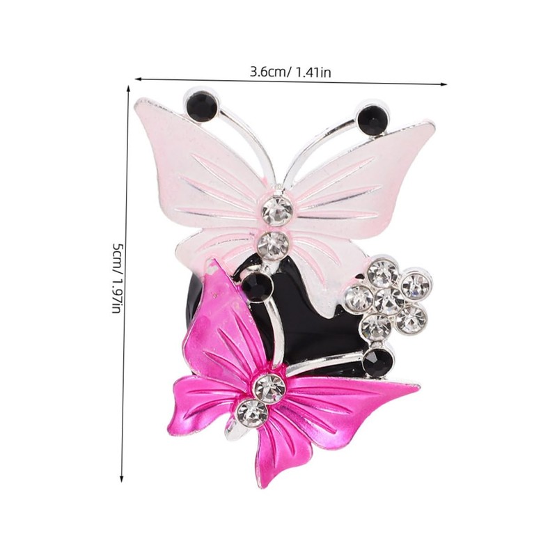Alipis 3pcs Butterfly Air Vent Clips Cute Bling Car Accessories