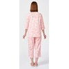 Cervin 100% Cotton Flower Print Pajamas Pink LL