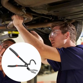 Exhaust Hanger Removal Pliers | Exhaust Pliers Automotive Tools,Rubber Hanger Pliers Removal Tool, Exhaust Hanger Remover Professional for All Exhaust Rubber Hangers