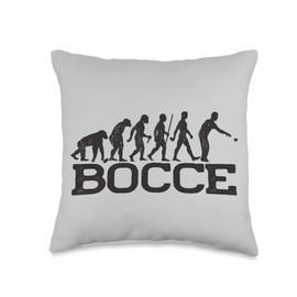 Boccie Ball Set Bocce Ball Evolution Designs Evolution Players Bocci Game Bocce Throw Pillow, 16x16, Multicolor