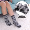 FNOVCO Kids Merino Wool Hiking Socks Toddlers Boys Girls Cozy