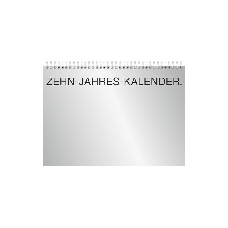 BRUNNEN Ten-Year Calendar 2026-2035 A4 Landscape 297 x 210 mm