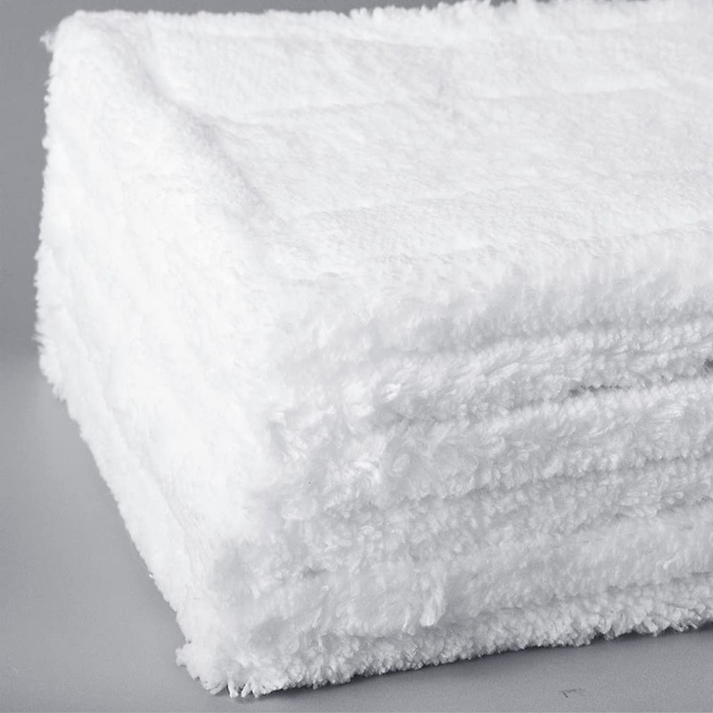 4 Wipes Mop Microfibre Washable Compatible with Kärcher Steam Cleaner