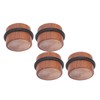 4PCS Cylindrical Door Stopper Prevent Impact Silent Punch Free Solid