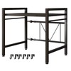 LUCKY KVW Microwave Oven Rack, Microwave stand,Adjustable Shelf with 6