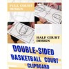 Double - Sided Basketball Coaching Board: Clipboard, Dry Erase Whiteboard