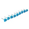 DAIDOHANT 22102 Poly Connected Umbrella Nails, Blue, For Wood Bases