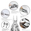 SQT2038-5 18-in-1 Multitool, Gifts for Men, Foldable & Self-Locking, Professional