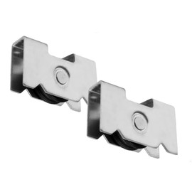 2 Carretillas De Aluminio Para Ventana Corrediza 3 Pulgadas