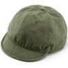 Laquest Short Brim Cotton Prisoner Cap Short Brim Cap, armygre