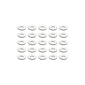 IMScrews M6 304 Stainless Steel Flat Washers for Bolts and Screws - Pack of 100 - Durable Hardware Essentials