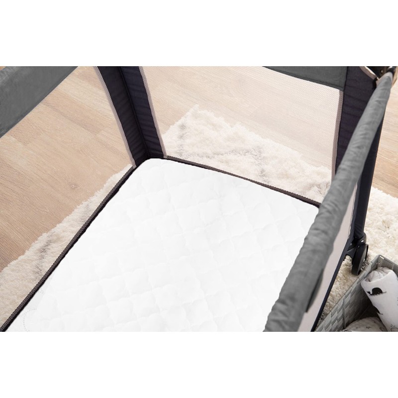 TL Care Ultra Soft Waterproof Fitted Quilted Mattress Pad Cover,