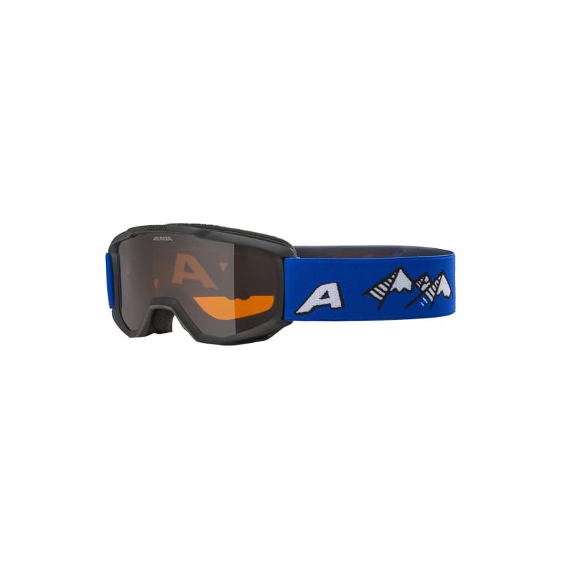 ALPINA Piney Anti-Fog, Extremely Robust and Shatterproof Ski Goggles with