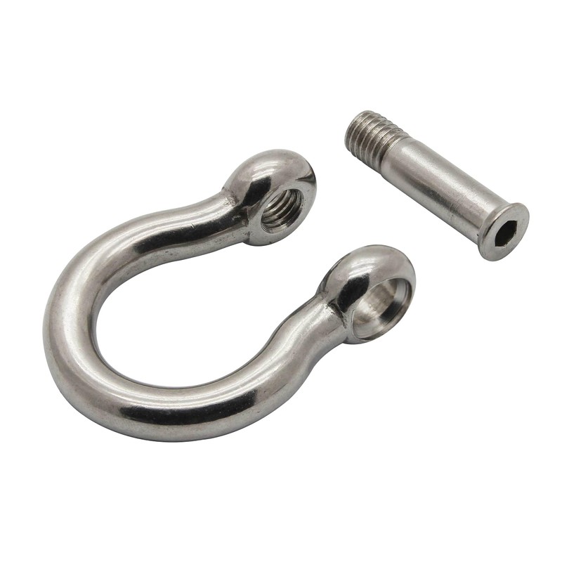 Extreme Max 3006.8411.2 BoatTector Stainless Steel Bow Shackle with No-Snag