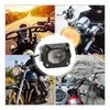 LED Electric Bike Light Aluminum Alloy High Brightness Bicolor Lens