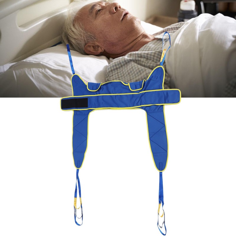Patient Lift Sling, Patient Transfer Sling, Secure Nylon Buckle 3