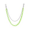 Neon Resin Chunky Hip Hop Jeans Chain Body Chain Punk