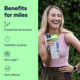 UCAN Hydrate Electrolyte Drink Mix (Lemon-Lime, 30 Servings) Sugar-Free, Keto-Friendly, Vegan, Non-GMO, Gluten-Free Electrolyte Powder with Potassium & Magnesium for Runners & Athletes