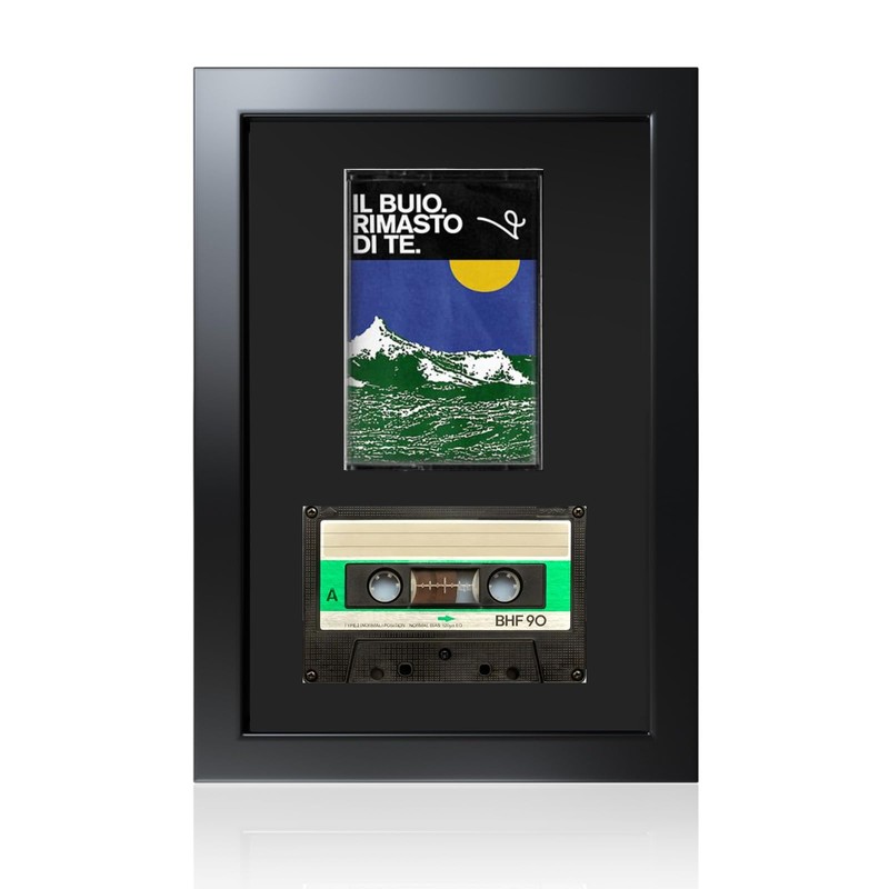 Cassette Tape and Case Display Frame with EVA Foam Lining
