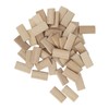 50Pcs Beech Wood Domino Tenon Stopper for Crafting Woodworking Furniture