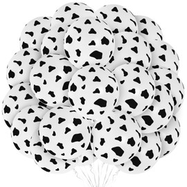 50 Pcs Cow Balloons,Cow Print Balloons Animal Print Thick Latex Balloons Cow Farm Theme Party Decorations for Birthday Baby Shower Wildlife Theme Party Decoration (Cow Print)