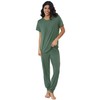 Joyaria Pajamas Set for Womens Viscose Lightweight Pjs Summer Cooling