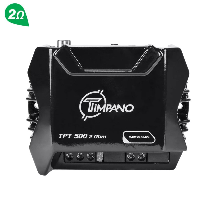 Timpano 1x Timpano TPT-500 2 Ohms Compact 1 Channel Amplifier