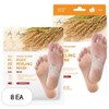 Arial Smooth & Pure Nutrition Care Rice Nourishing Foot Peeling Mask, 68g, 8 pieces, 2 sheets / 아리얼 스무스 앤 퓨어 영양케어 라이스 너리싱 풋 필링 마스크, 68g, 8개, 2매