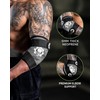 MANUEKLEAR 5mm Neoprene Weight Lifting Elbow Sleeves for Men (1