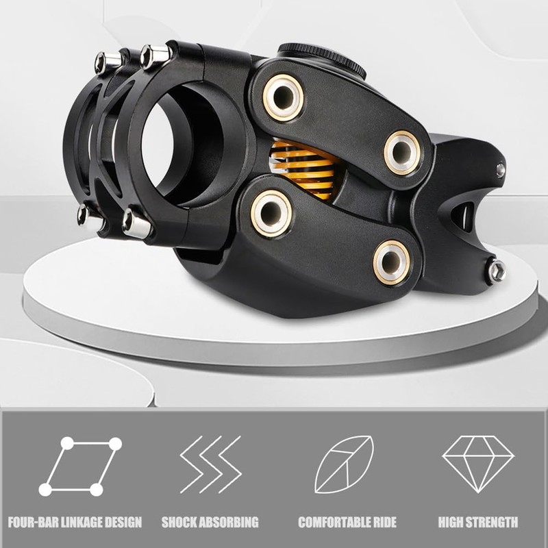 Gaderth Suspension Stem, 7 Degree 45mm Height Rise Adjustable Bicycle