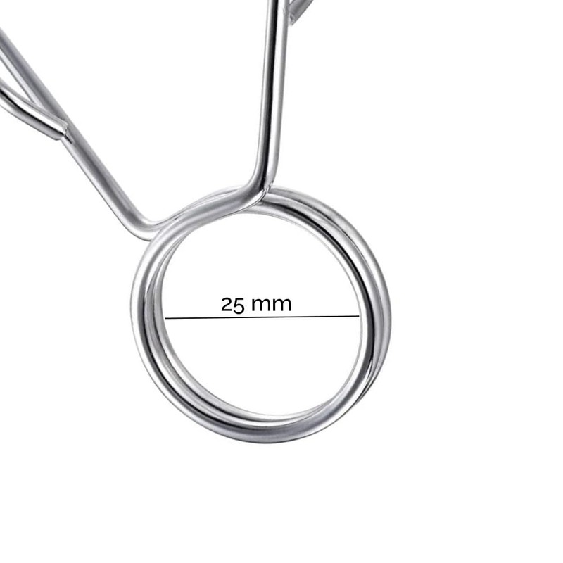 Pack of 4 Disc Stoppers 25 mm Handlebar Clasps Barbell