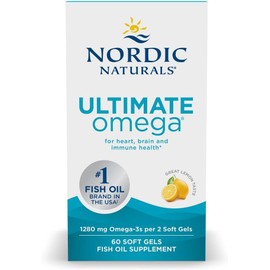 Nordic Naturals  Ultimate Omega Aceite de Pescado Omega 3 Limón - 60.00 Cápsulas