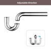 Heixutas Brass P Trap Bathroom Sink: 1 1/4 Sink Trap
