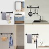 Livabber 5 Pieces Industrial Pipe Bathroom Towel Rack Set, Bathroom