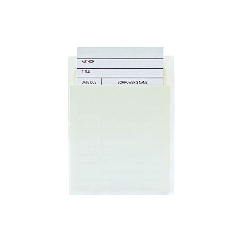 Jot & Mark Library Book Card and Pocket Holder Kit